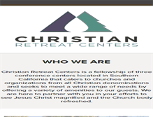 Tablet Screenshot of christianretreatcenters.com
